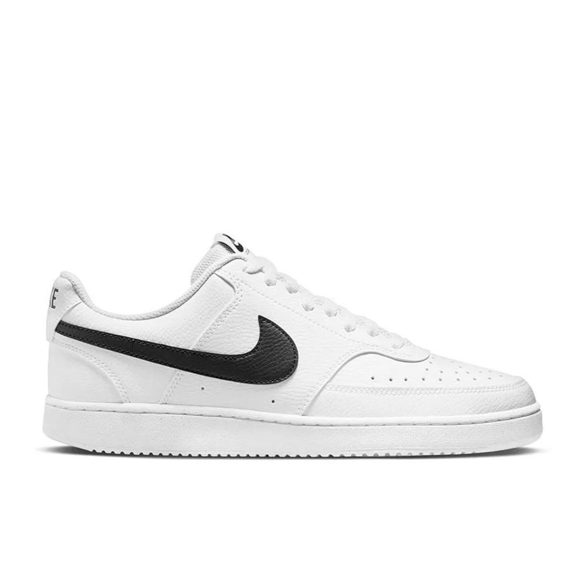 NIKE - Tenis Nike Court Vision-Blanco/Negro