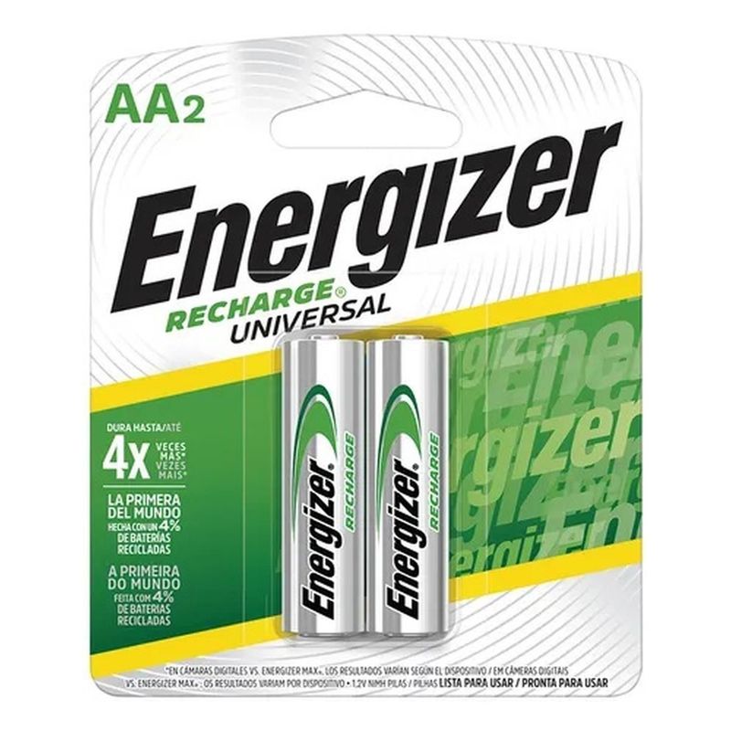 ENERGIZER - Pilas Recargables AA Energizer