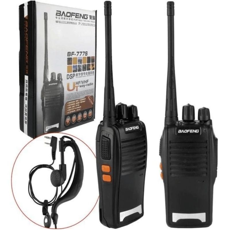 GENERICO - Radio Intercomunicador Baofeng Bf777s 5w Hasta 10km