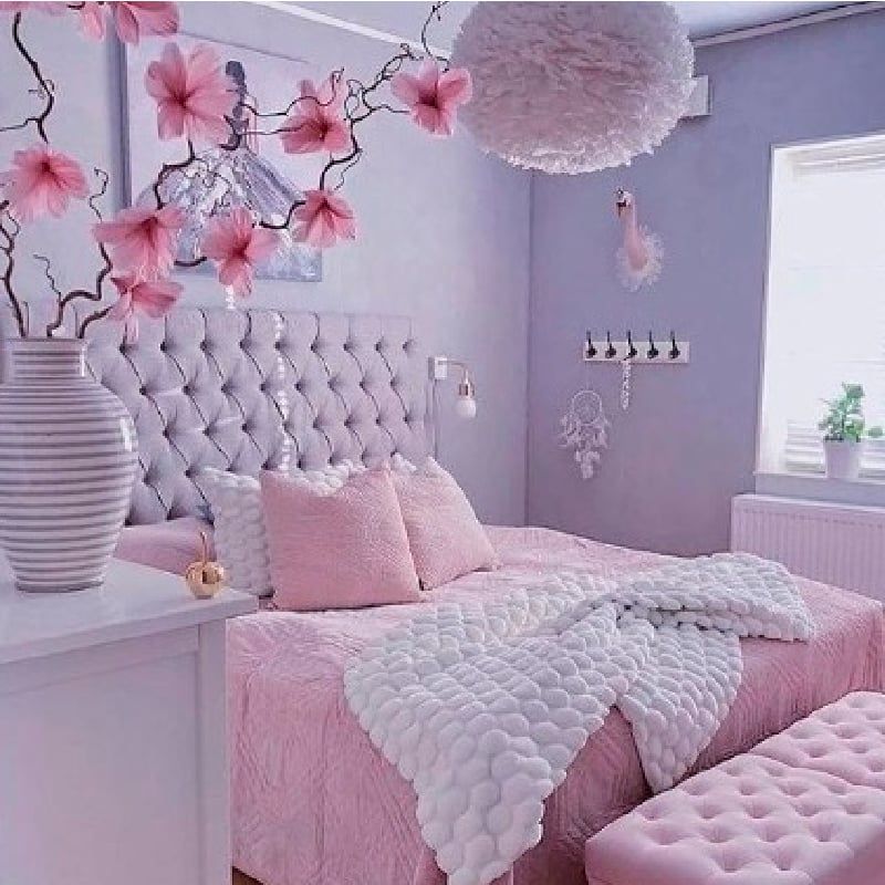 PLUMA HOME - Cabecero Secrets Rosa -  cama doble