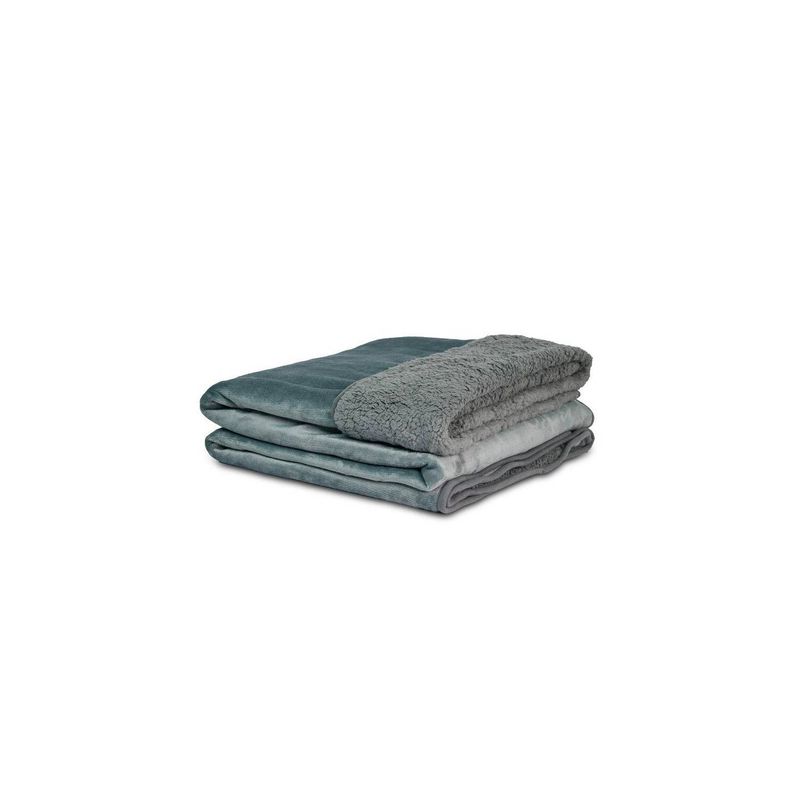REALTEX - Cobija flannel borrego koyo poliester sencilla
