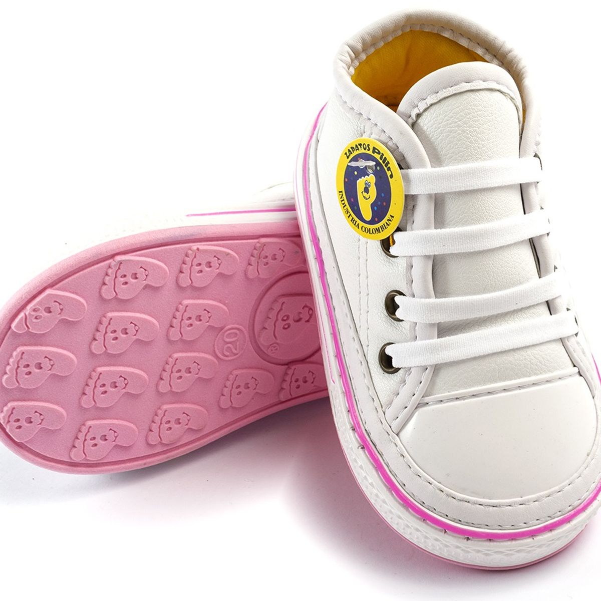 ZAPATOS PILIN - Candy White Basic  Tenis Caminante