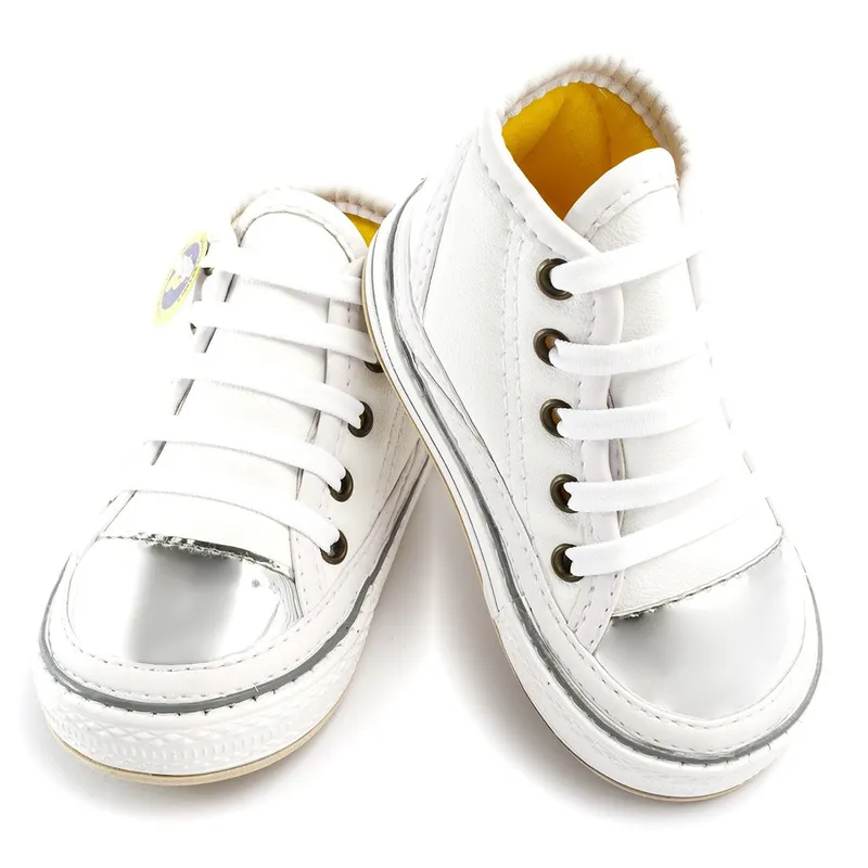 ZAPATOS PILIN - Silver Mirror Boots  Tenis Caminante