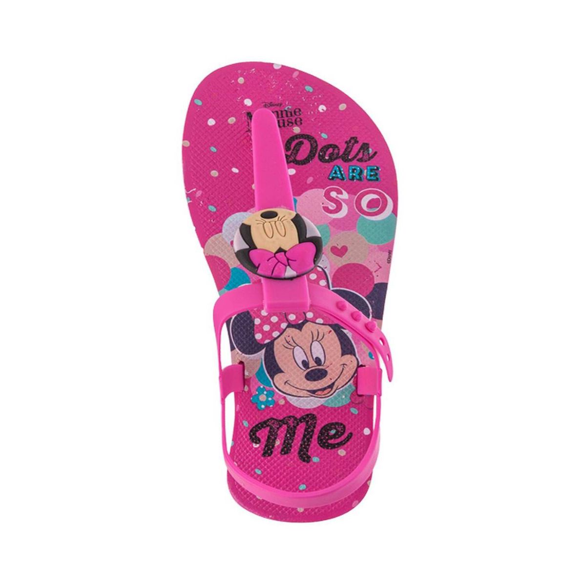 DISNEY - Sandalia trabilla minnie fucsia