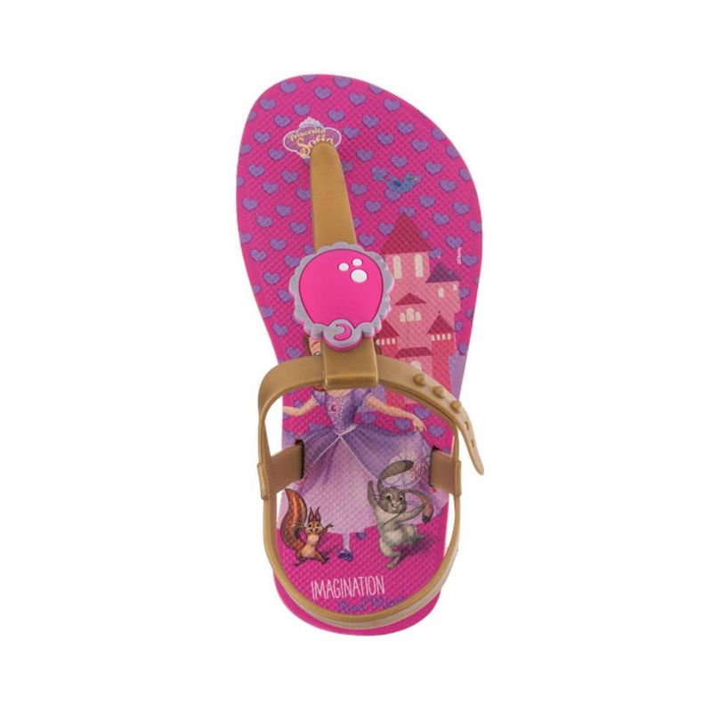 DISNEY - Sandalia trabilla princesa sofía fucsia