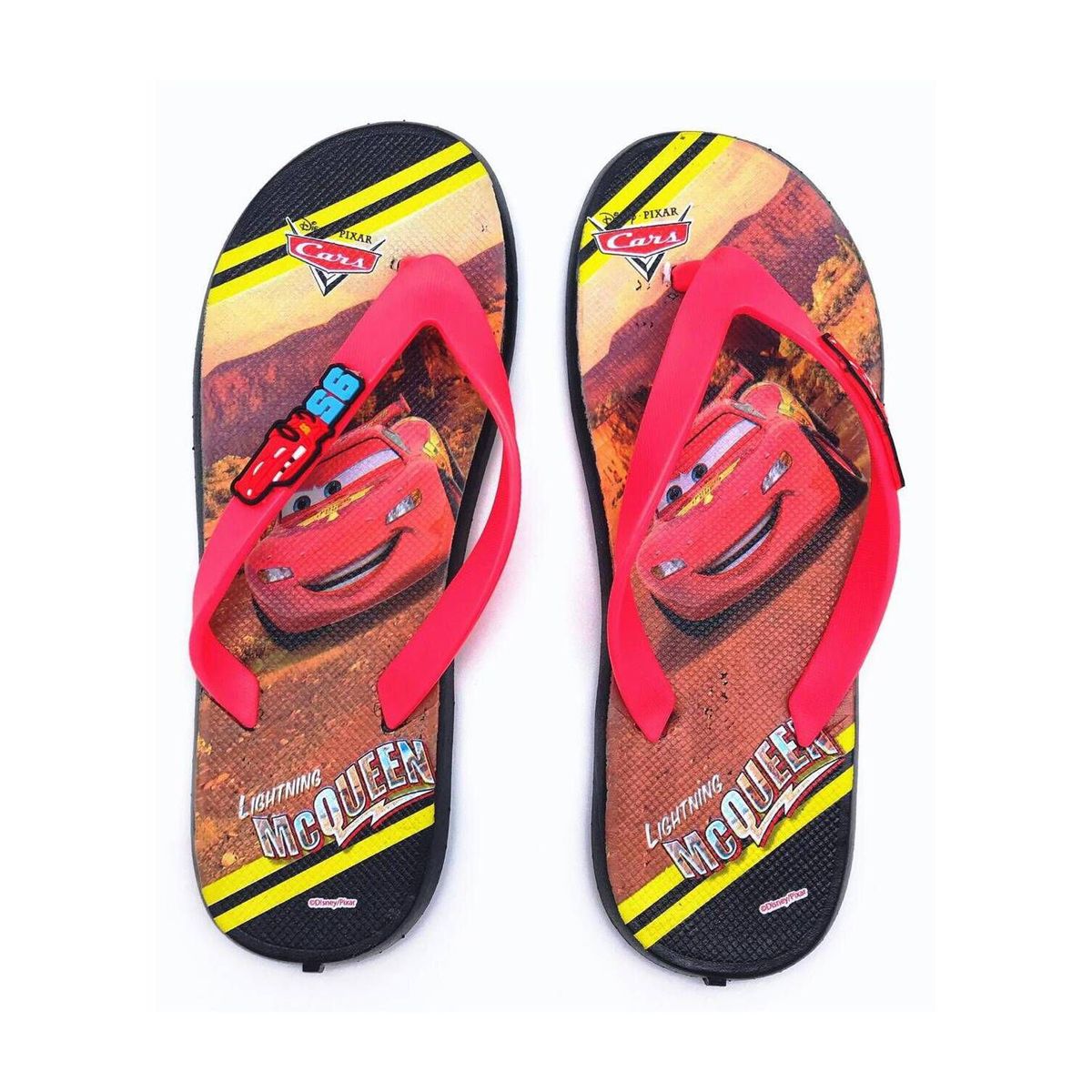 DISNEY - Sandalia tres puntadas cars 02 negro_.