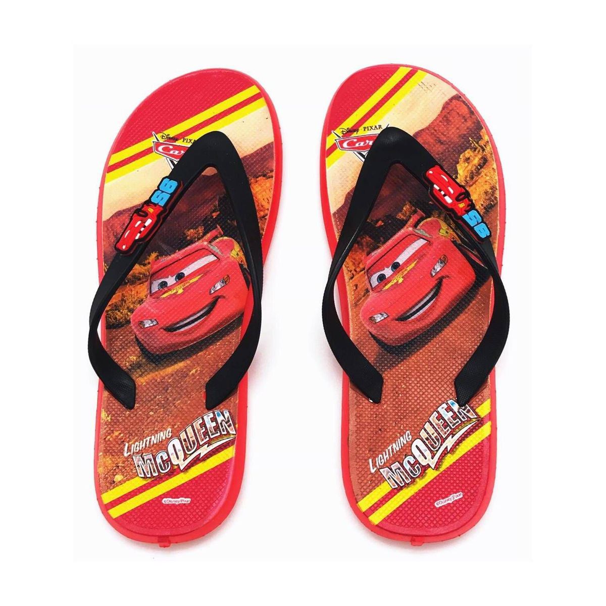 DISNEY - Sandalia tres puntadas cars 02 rojo_.