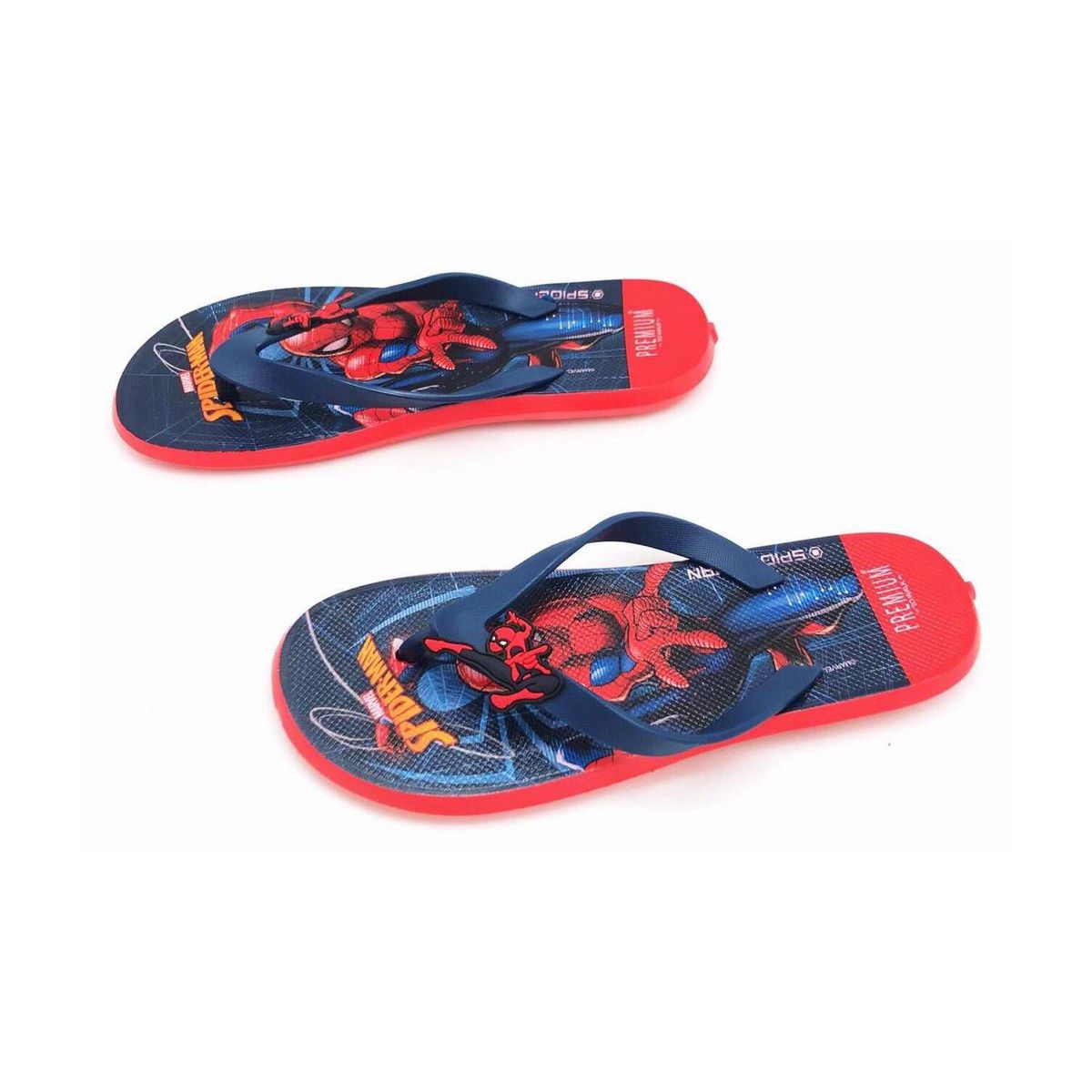 MARVEL - Sandalia tres puntadas spiderman azul