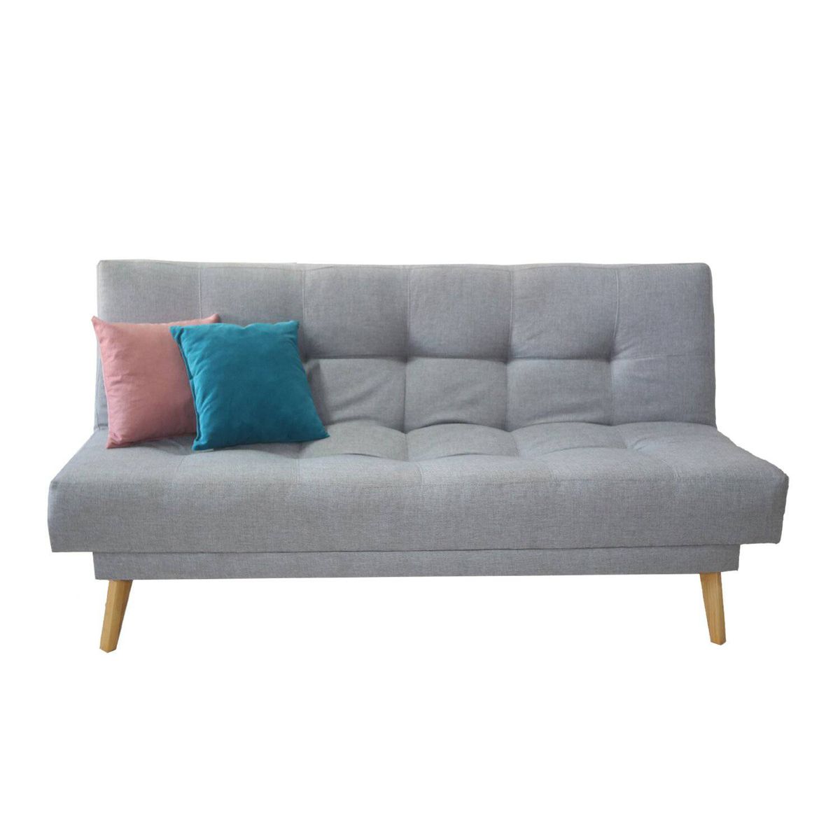 ACQUA MUEBLERIA - Sofá cama Royal Plata 180 x 100 x 40 cm