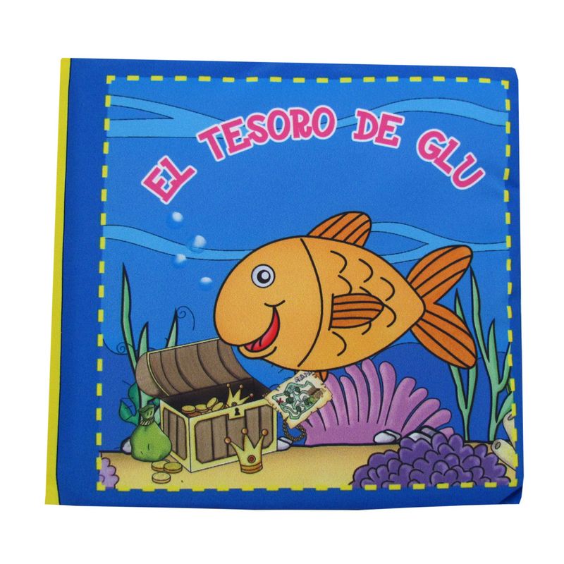 CELMAX - Libro infantil el tesoro de Glu para bebés en espuma