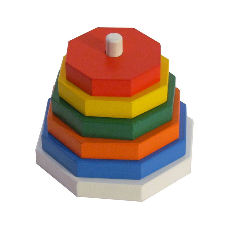 CELMAX - Juego apilable de octágonos en madera