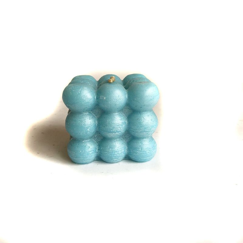 EGG PRODUCTOS DE PAZ - Vela Cubo  Azul