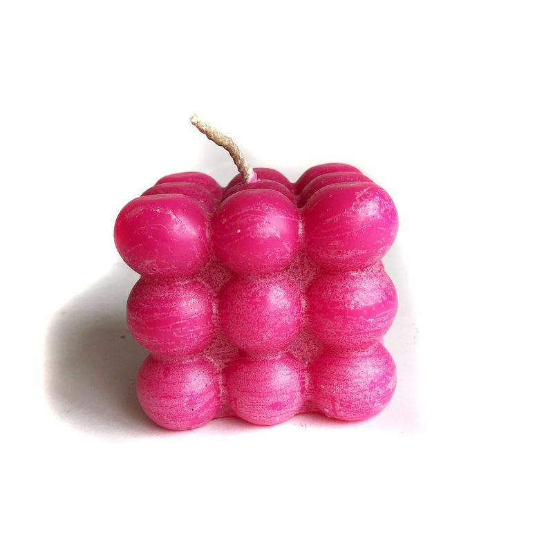 EGG PRODUCTOS DE PAZ - Vela Cubo Fucsia