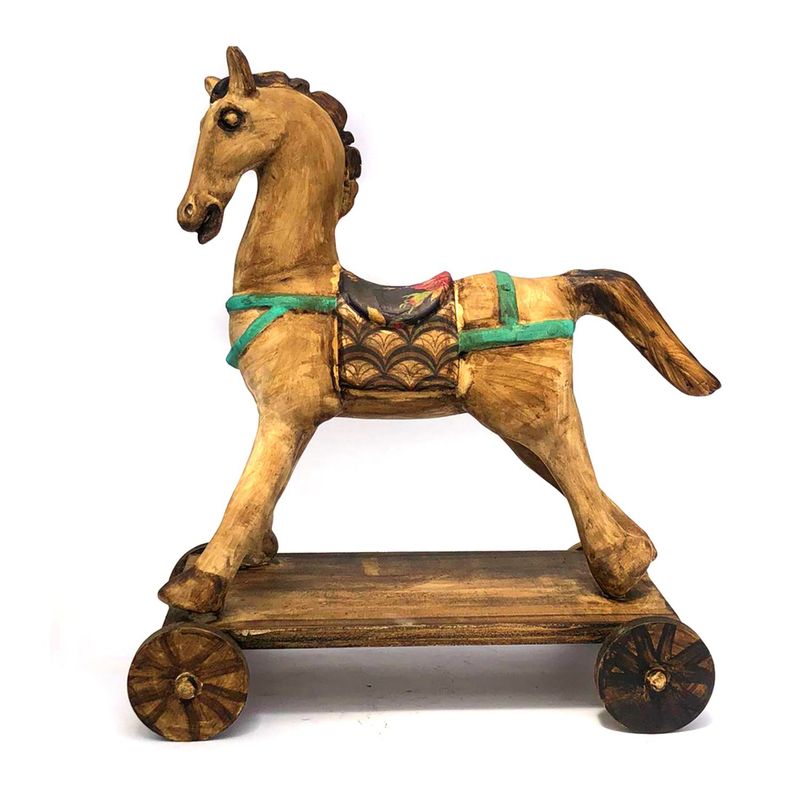 EGG PRODUCTOS DE PAZ - Figura Decorativa Caballo de Troya
