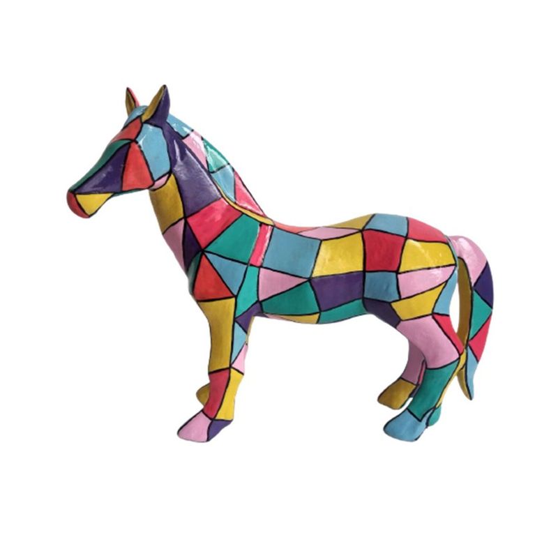 EGG PRODUCTOS DE PAZ - Figura Decorativa Caballo Gilbert Multicolor Pastel