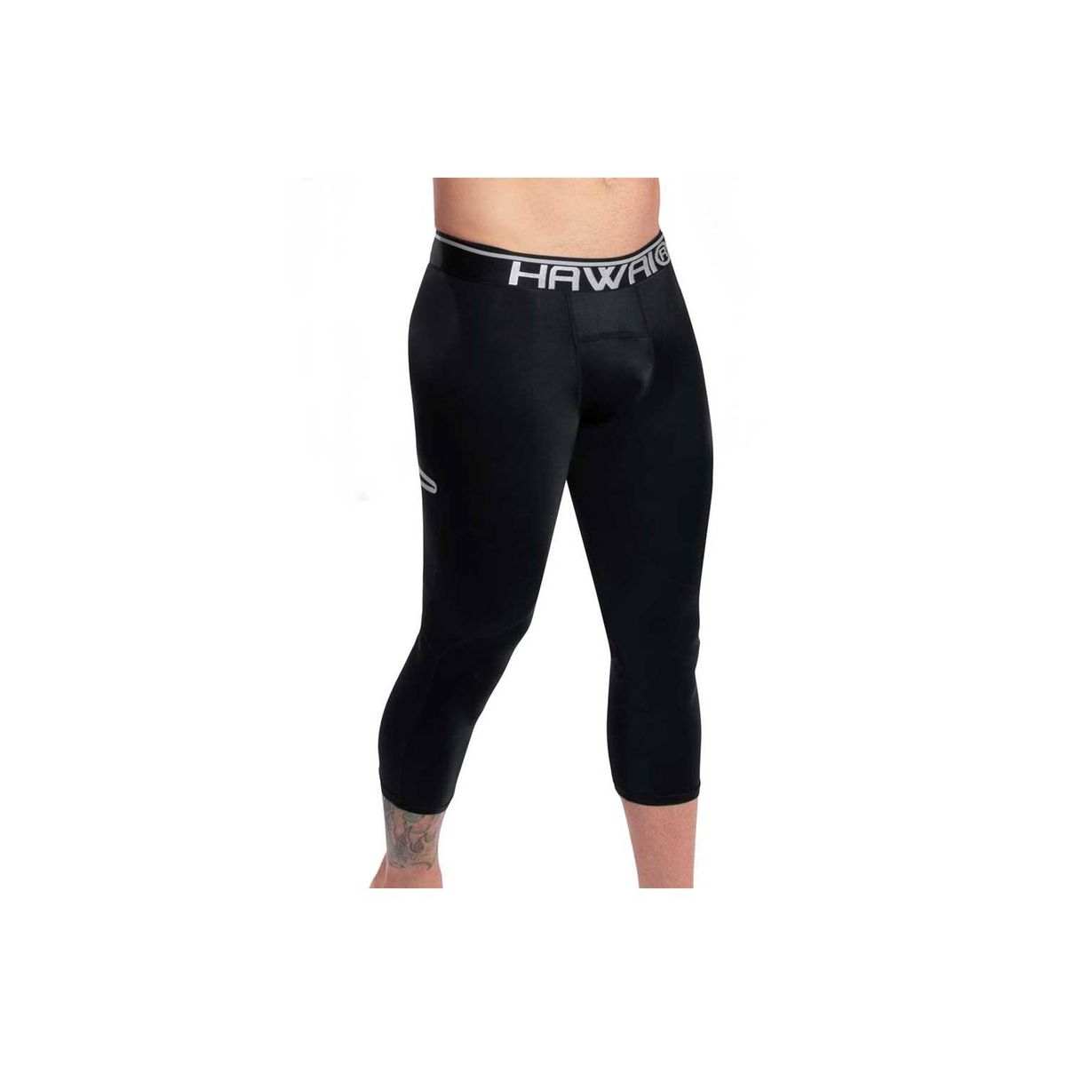 HABY - Lycra capri deportiva para hombre.
