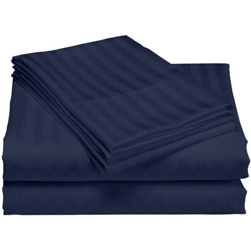 GENERICO - Juego De Sábanas Bella Home Doble 140x190x35 Cm Azul Navy