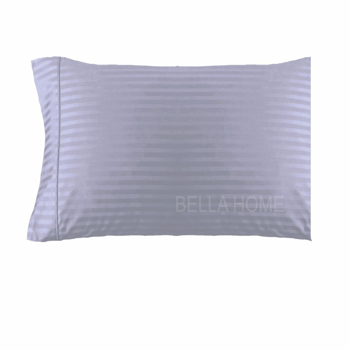 GENERICO - Fundas Para Almohada 50x70 Cm Estándar X 2 Unid. Bella Home Gris Plata
