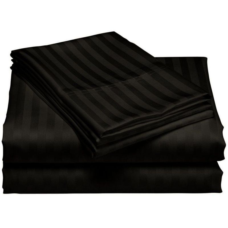 GENERICO - Juego De Sábanas Bella Home Semidoble 120x190x30 Cm Negro