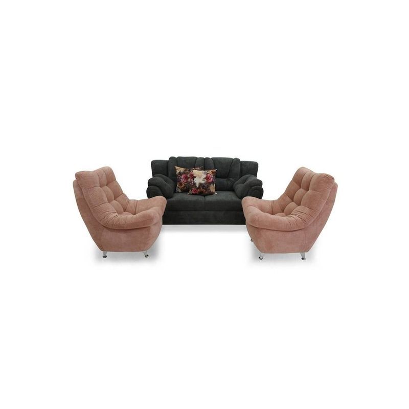GENERICO - Sala relax poliéster rosa y negro