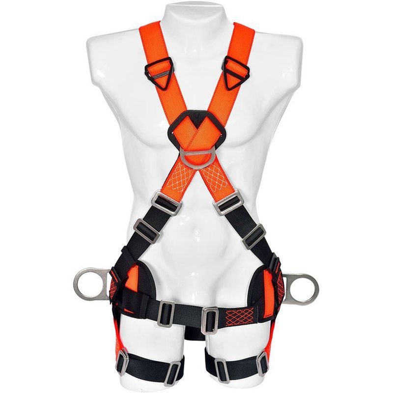 INSAFE - Arnés 4 argollas en x con soporte lumbar insafe 8004-1