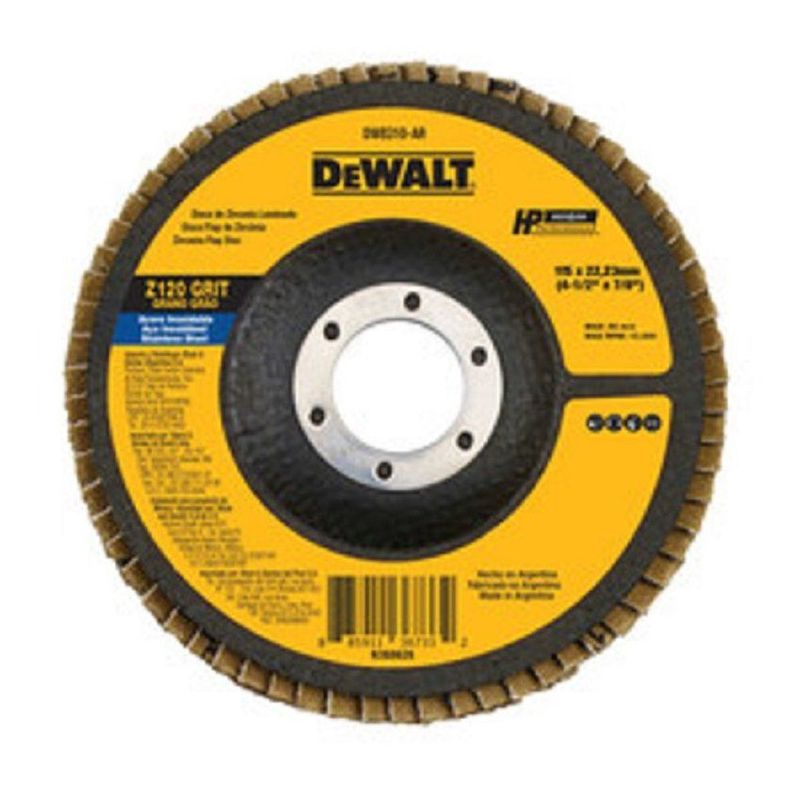 DEWALT - Disco flap 7/8'' grano de zirconio 120 dewalt 8310-BR