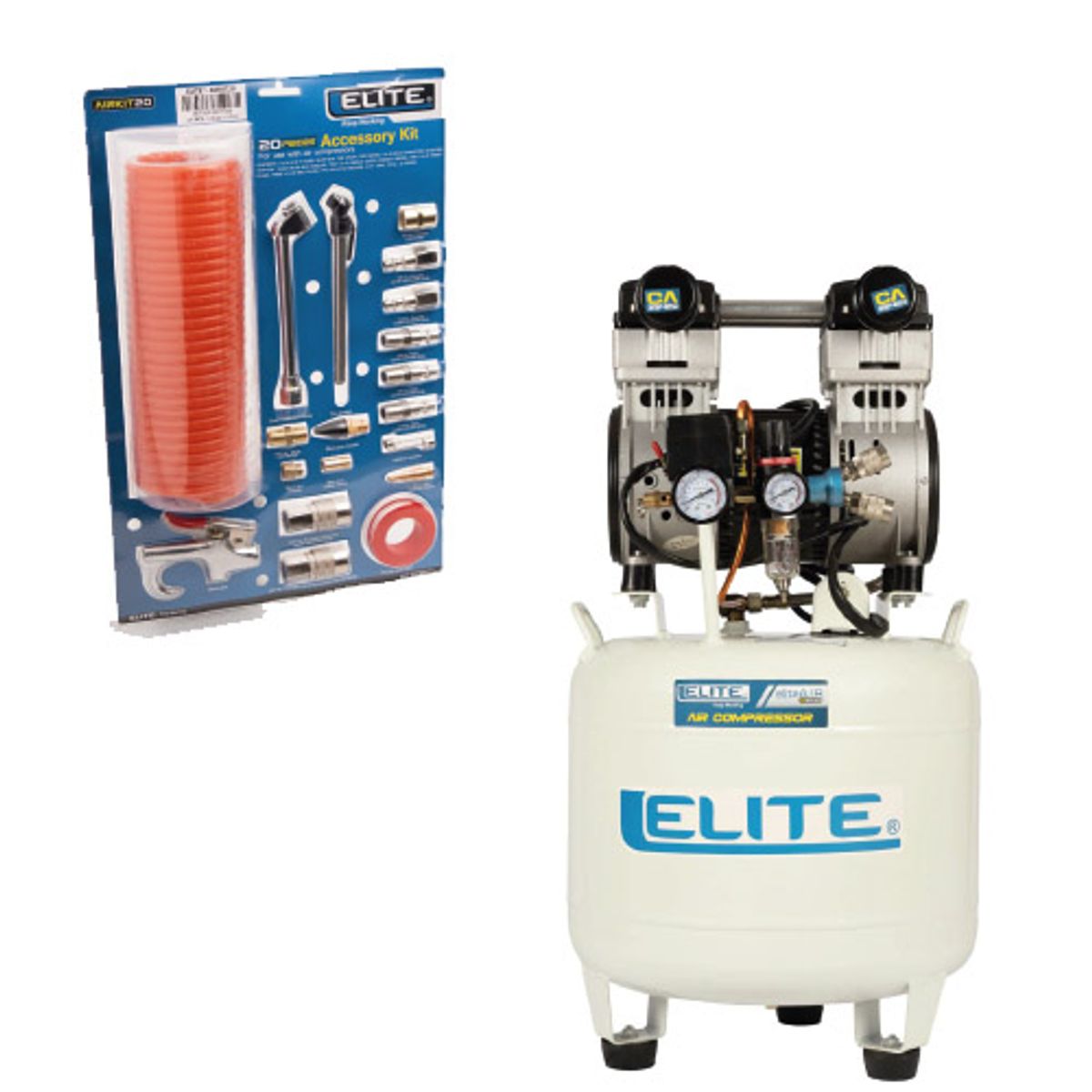 ELITE - Compresor medico libre de aceite 25hp elite ca2542d