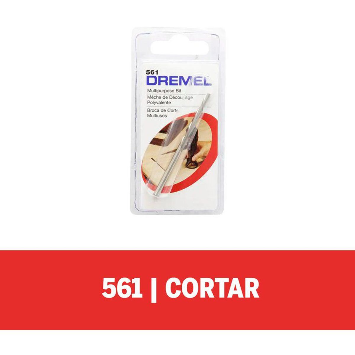 DREMEL - Broca de corte de 1/8'' dremel 561