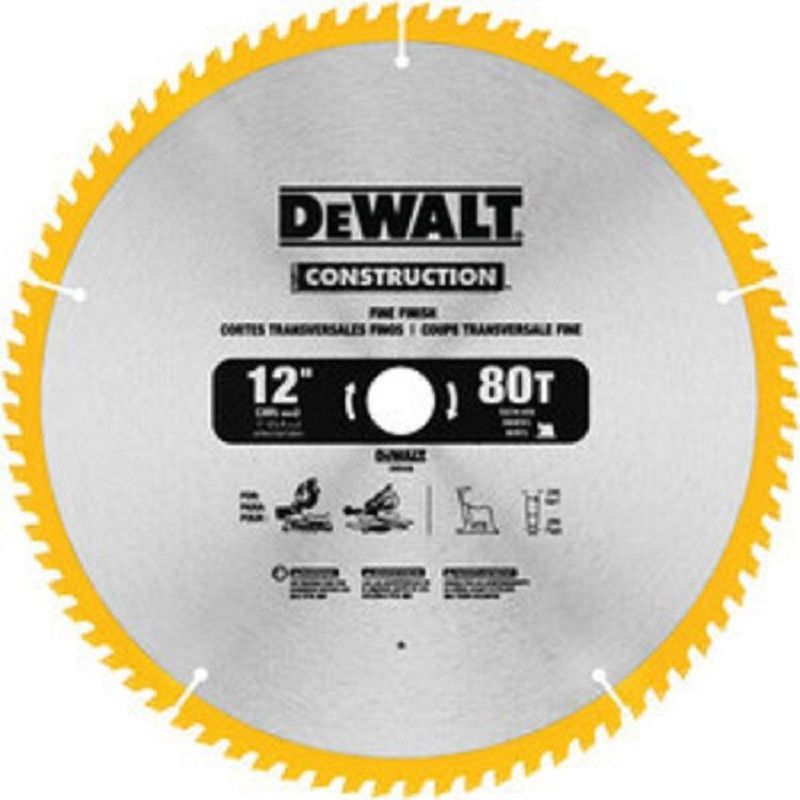 DEWALT - Disco para corte de madera y metal 12 pulgadas dewalt 3128