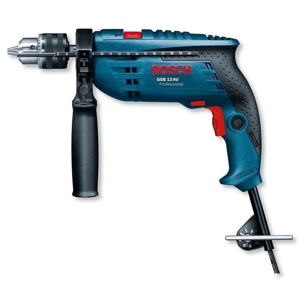 BOSCH - Taladro percutor 1/2'' 650w vvr bosch con maleta gsb 13re