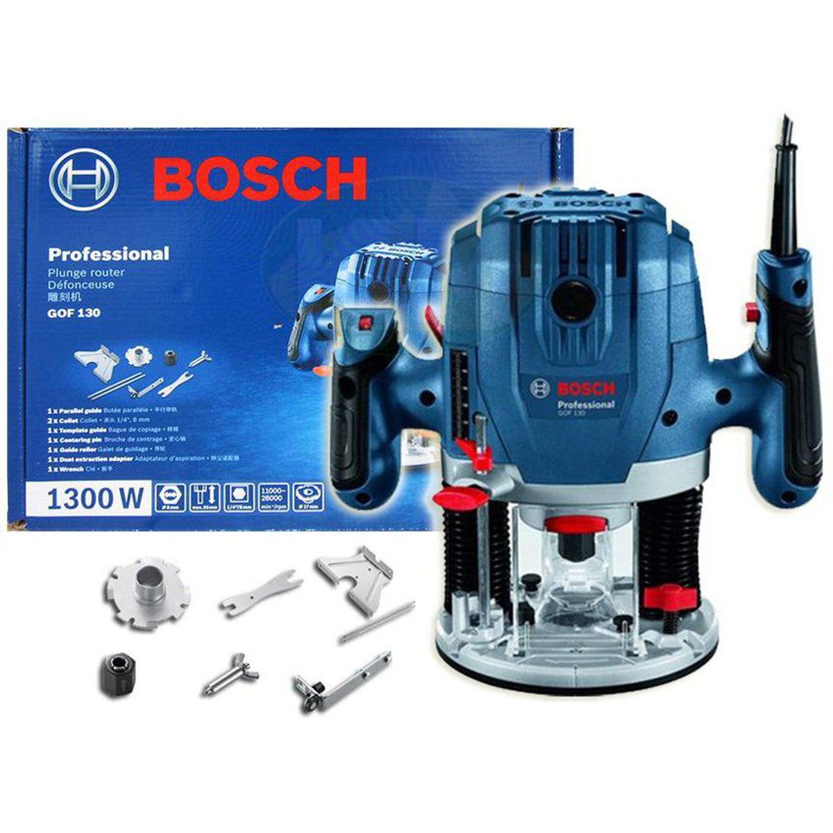 BOSCH - Ruteadora 1.3/4 hp 1300w bosch gof 130