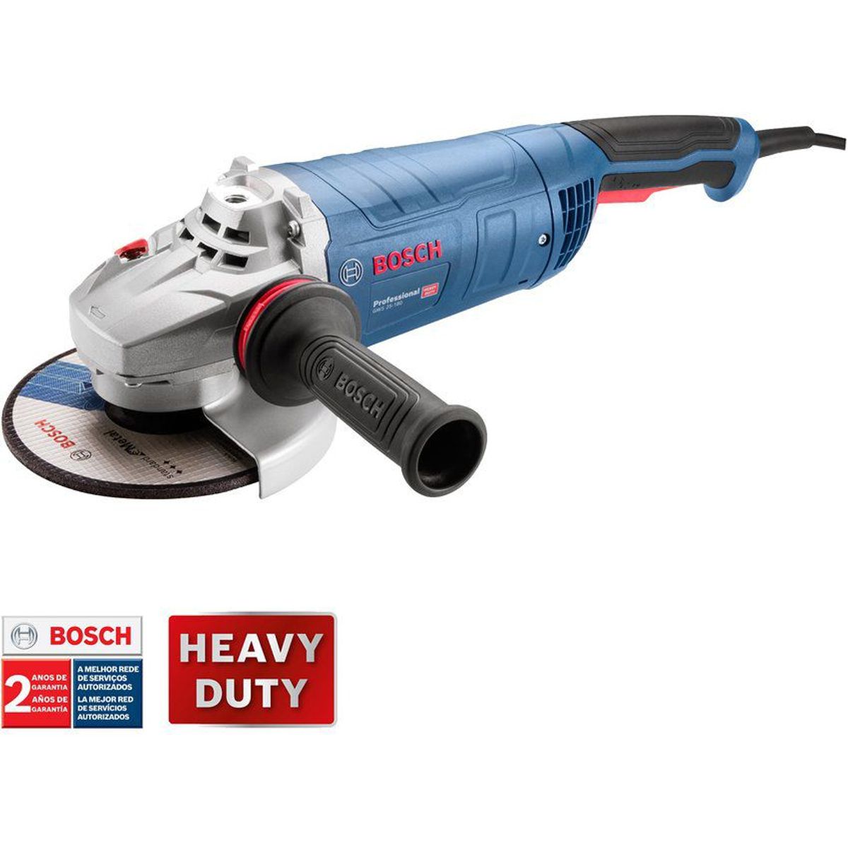 BOSCH - Pulidora 7" 2200w 8500 rpm bosch gws 2200-180