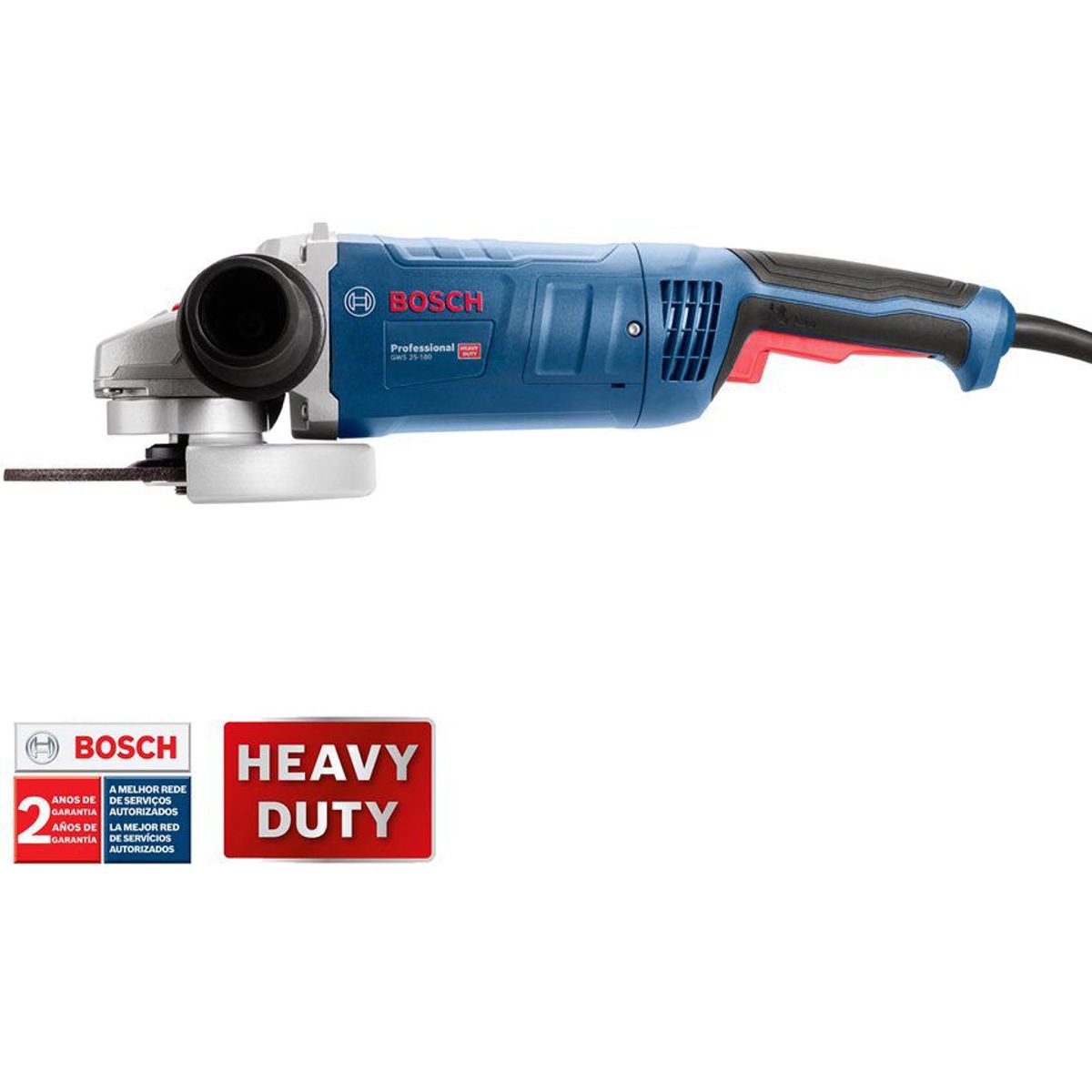 BOSCH - Pulidora 7" 2200w 8500 rpm bosch gws 2200-180