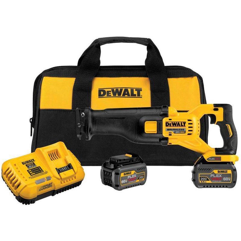 DEWALT - Sierra sable 60v ion litio 6amp dewalt dcs388t2