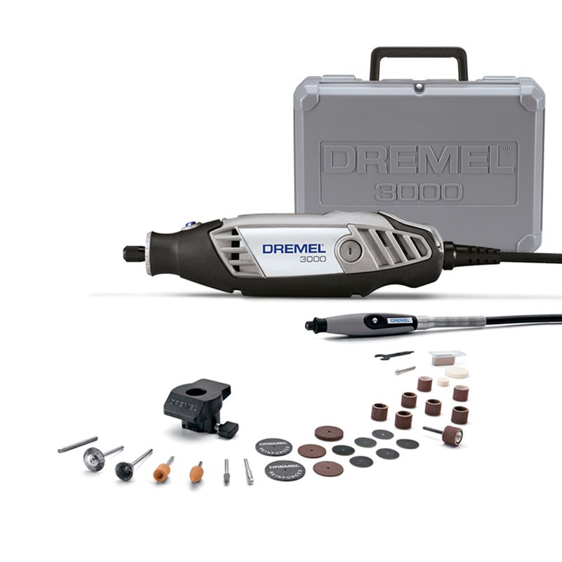 DREMEL - Mototool dremel 3000 + 30 accesorios + guaya