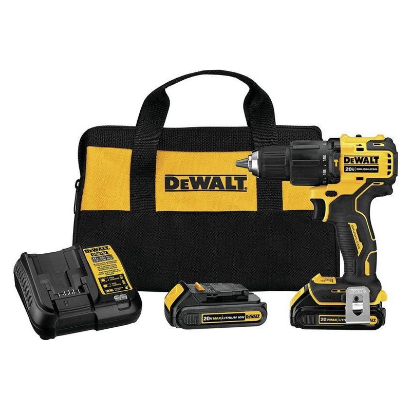 DEWALT - Taladro inalambrico percutor 12 20v dewalt dcd709d2-b3