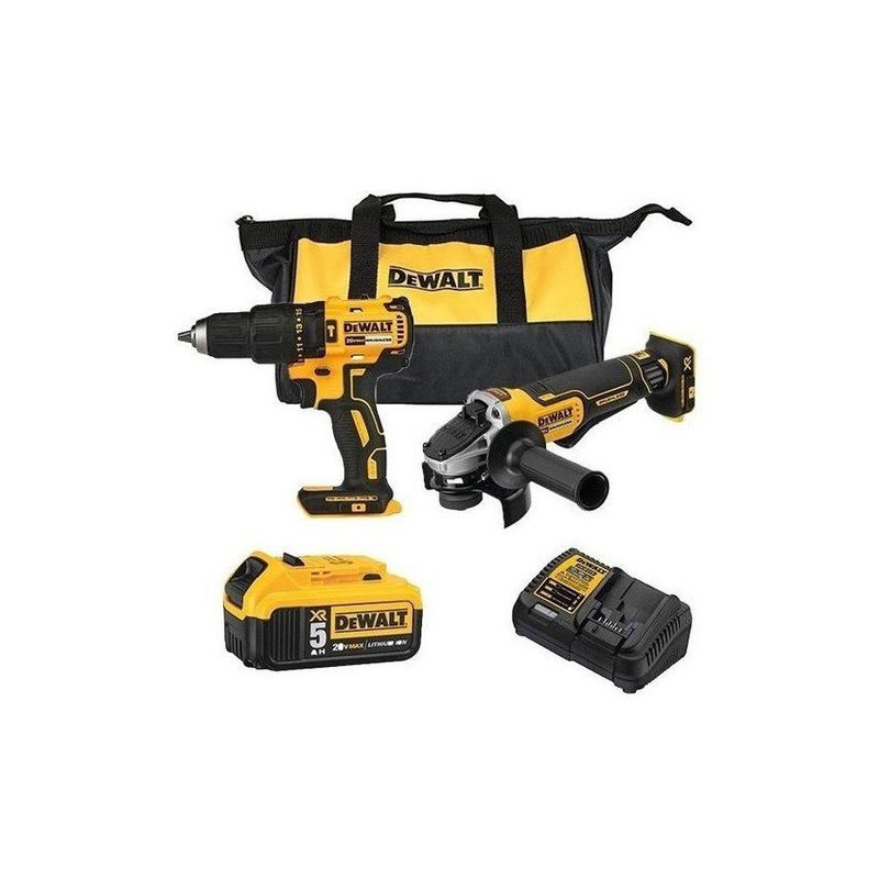 DEWALT - Taladro 12 + pulidora 4-12 dewalt dck248p1-b3