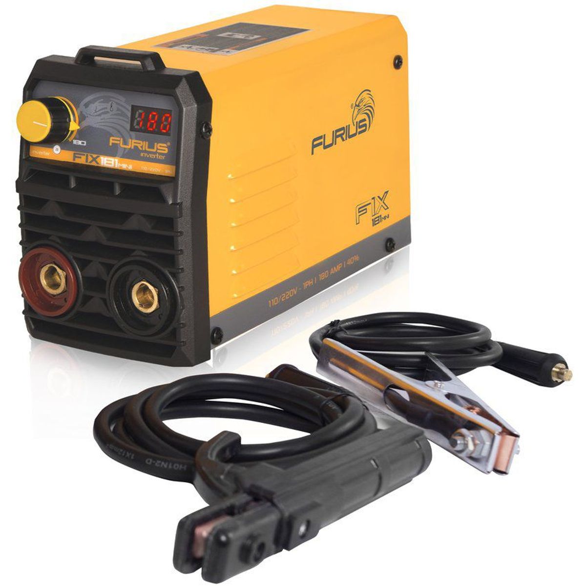 FURIUS - Soldador inversor 180a 110/220 furius mini fix 181