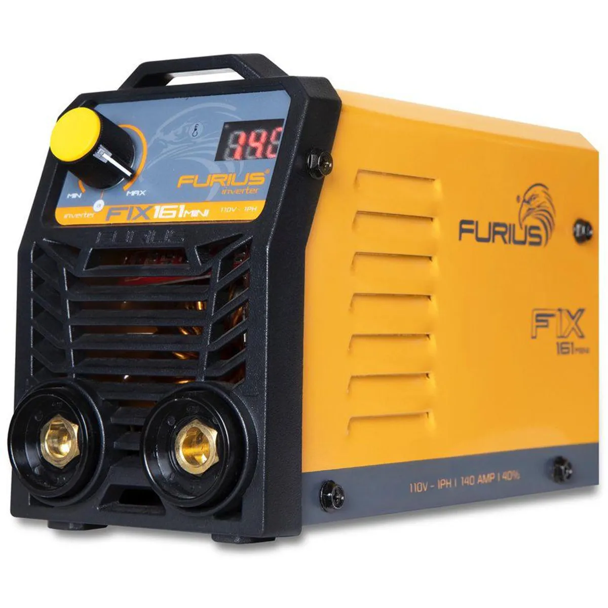 FURIUS - Soldador inversor 140a dc 110v furius mini fix 161m