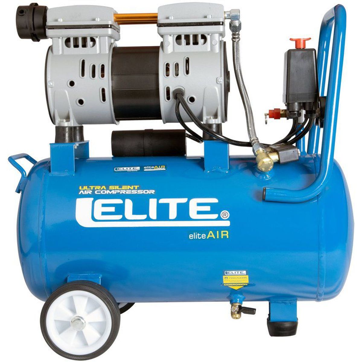 ELITE - Compresor de aire de 24lts 1 hp 115 psi elite ca1024s