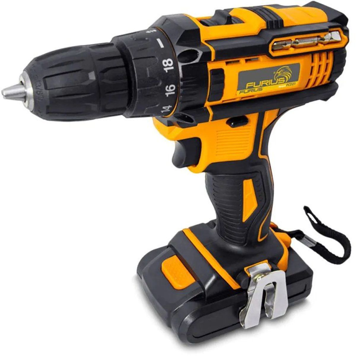 FURIUS - Taladro percutor inalámbrico de 12 20v furius fcd21