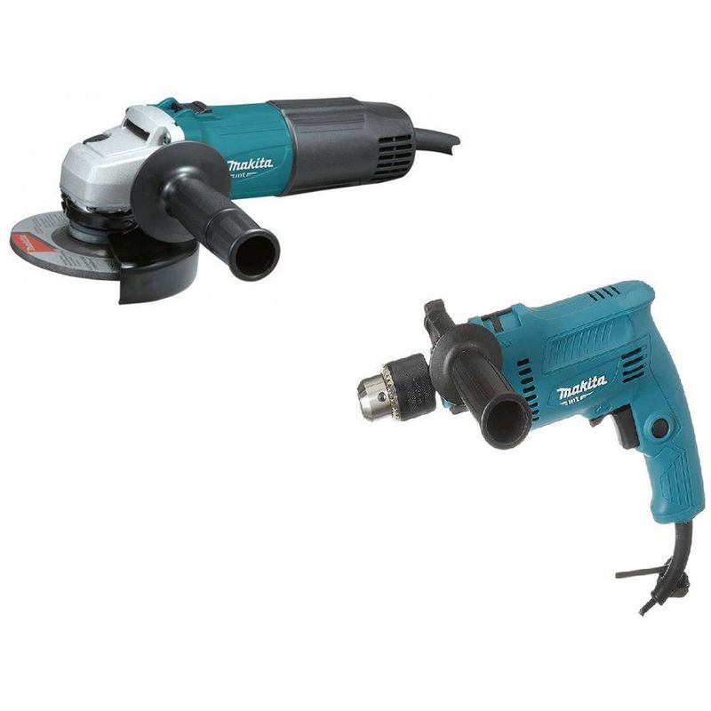 MAKITA - Combo makita taladro percutor 12 m0801b mas pulidora m0901b