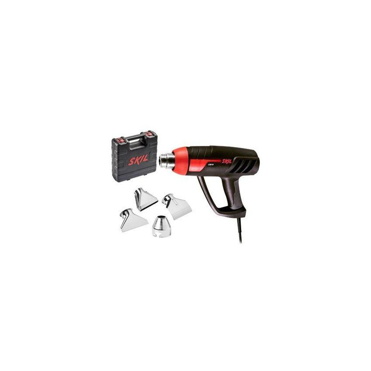 SKIL - Pistola de carlor + 4 boquillas y caja plastica skil 8003af