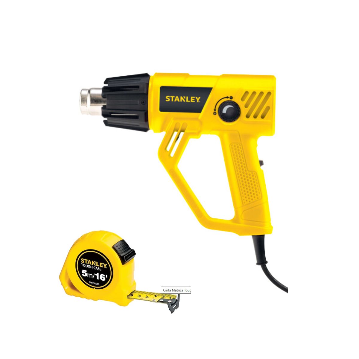 STANLEY - Pistola de calor 1800W stanley stxh2000-amarilla