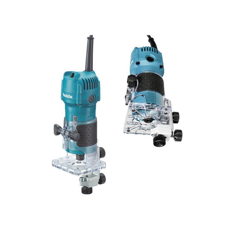 MAKITA - Rebordeadora 1/4" 530w makita 3709 azul