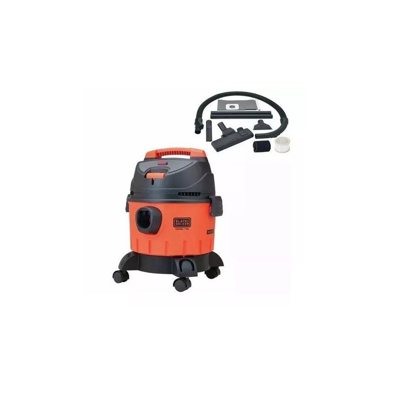BLACK+DECKER - Aspiradora polvoliquido 10L black and decker bdwd10-b3
