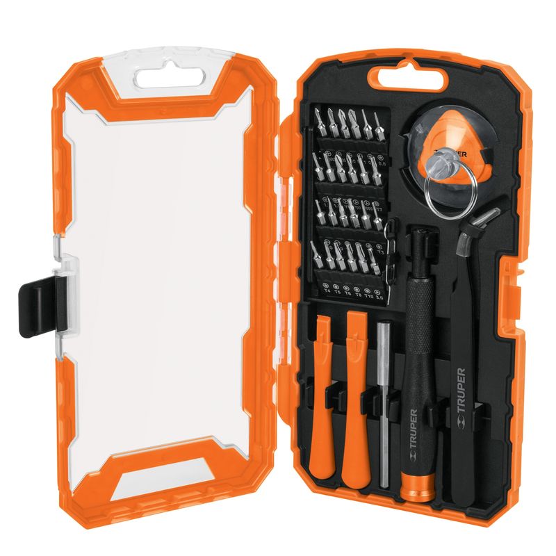 TRUPER - Juego de destornilladores p/celulares 32pz truper 17762