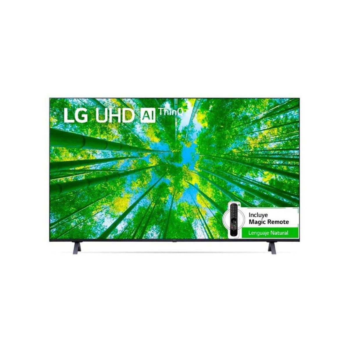 LG - Televisor 55 Pulgadas LG Inteligencia artificial  55UQ801C0SB ThinQ  4K UHD