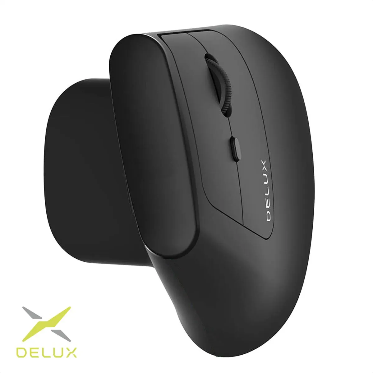 DELUX - Mouse Vertical Wireless Recargable Delux Mv6 Gc  Ergonómico