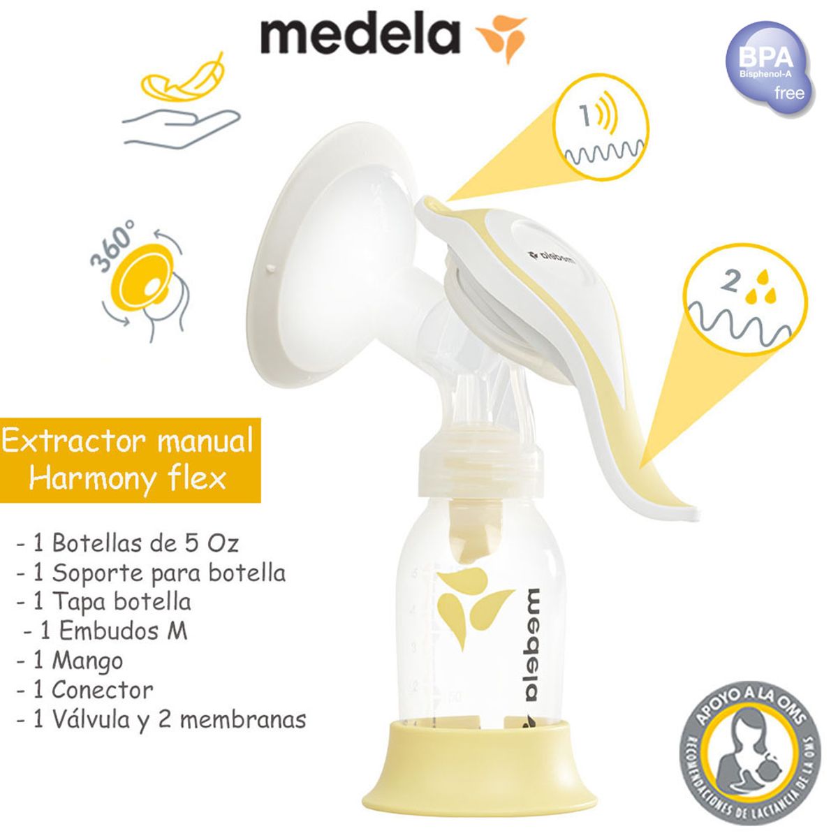 MEDELA - Harmony Extractor Medela Con Respaldo Legal En Colombia